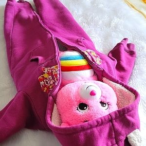 Hooded Coverall with sherpa lined